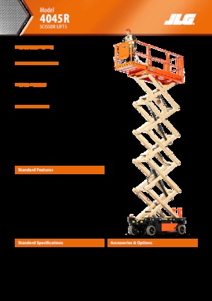 Kolové nůžkové plošiny JLG R4045 