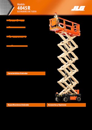 Kolové nůžkové plošiny JLG R4045 