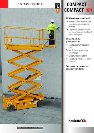 Kolové nůžkové plošiny Haulotte Compact 10N