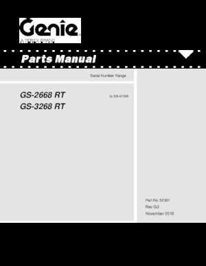 Kolové nůžkové plošiny Genie GS-2668 E