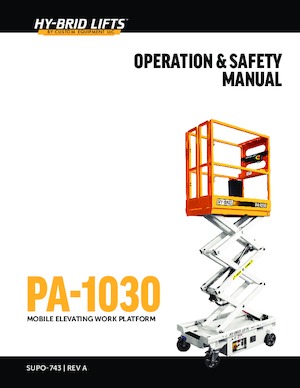 Kolové nůžkové plošiny Custom Equipment PA-1030