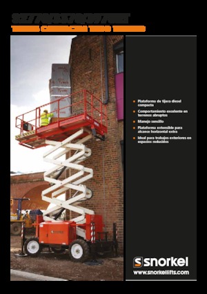 Kolové nůžkové plošiny Snorkel S2770RT