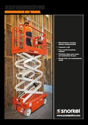Kolové nůžkové plošiny Snorkel S3215E