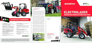 Elektrické kolové nakladače Schäffer 23e 