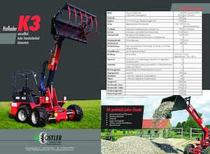 Zemědělské kolové nakladače Ostler K3
