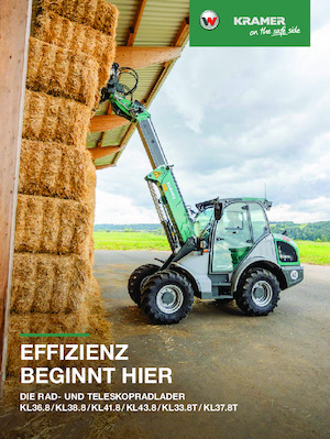 Zemědělské kolové nakladače Kramer KL37.8T