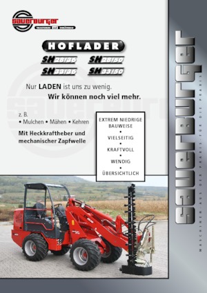 Zemědělské kolové nakladače Sauerburger SH 33/36