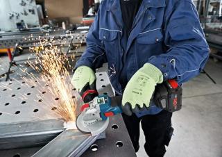 Akumulátorové nářadí Akumulátorové brusky Akumulátorové úhlové brusky Bosch GWX 18V-10 PSC
