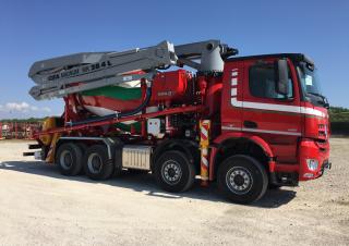 Autočerpadla s domíchávačem betonu CIFA MK28L