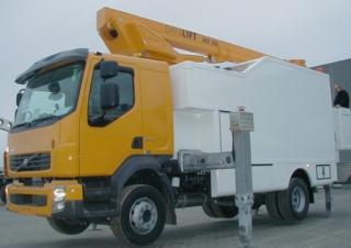 Kloubové pracovní plošiny Autoplošiny s kloubovým výložníkem Danilift PD180V