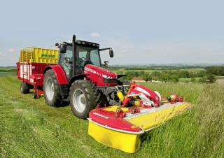 Čelní bubnové žací lišty bez kondicionéru Pöttinger EuroCat 311 Alpha Motion Pro