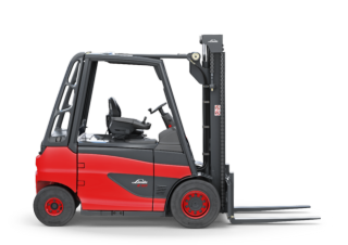 Čelní vysokozdvižné elektrické vozíky Linde E45/600HL Becerage triplex