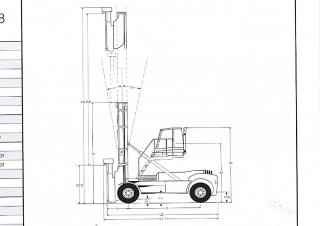 Linde C 80/3 Rozměry a Velikost