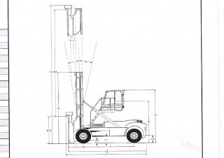 Linde C 80/4 Rozměry a Velikost