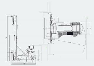 Linde C 90/6 Rozměry a Velikost