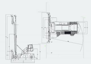 Linde C 90/8 Rozměry a Velikost