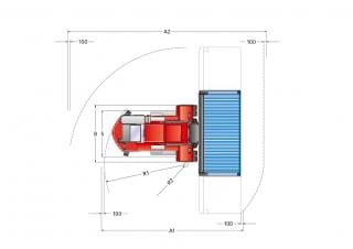 Kalmar DCE 90-45 E7 Rozměry a Velikost