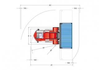 Kalmar DCE 90-45 E8 Rozměry a Velikost