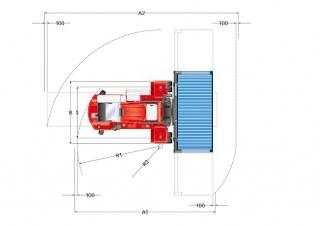Kalmar DCF 100-45 E5 Rozměry a Velikost