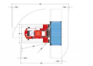 Kalmar DCF 100-45 E6 Rozměry a Velikost