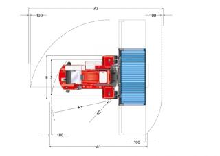 Kalmar DCF 100-45 E7 Rozměry a Velikost