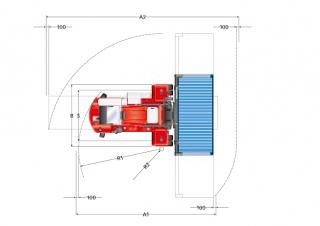 Kalmar DCF 70-40 E5 Rozměry a Velikost
