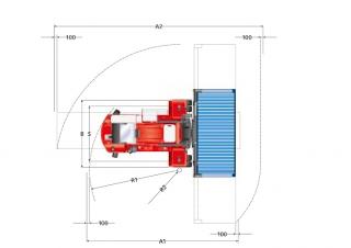 Kalmar DCF 90-45 E7 Rozměry a Velikost