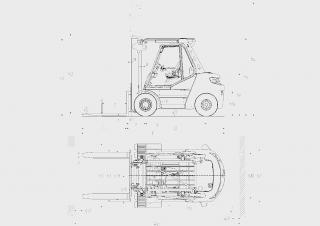 Linde H80D Rozměry a Velikost