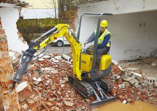 Elektrická pásová rypadla Wacker Neuson 803 dual power 