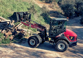 Elektrické kolové nakladače Yanmar V 8e