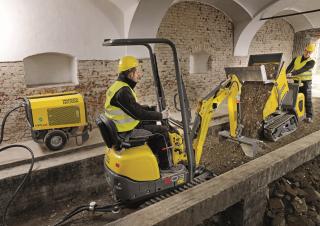 Elektrické pásové dumpery Wacker Neuson DT10e