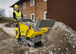 Elektrické pásové dumpery Wacker Neuson DT10e