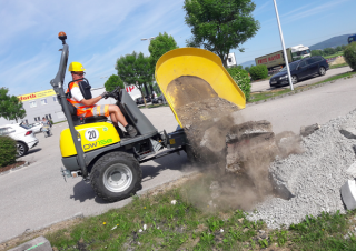 Elektrické kolové dumpery Wacker Neuson DW15e