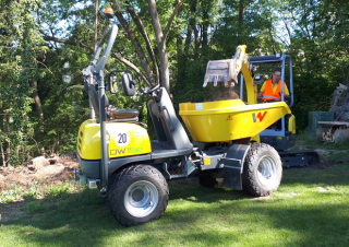 Elektrické kolové dumpery Wacker Neuson DW15e