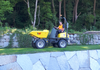 Elektrické kolové dumpery Wacker Neuson DW15e