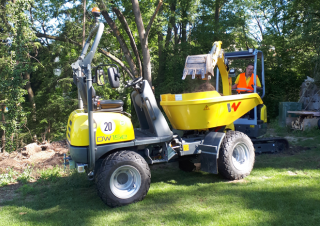 Elektrické kolové dumpery Wacker Neuson DW15e