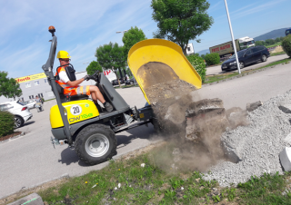 Elektrické kolové dumpery Wacker Neuson DW15e