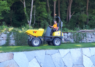 Elektrické kolové dumpery Wacker Neuson DW15e