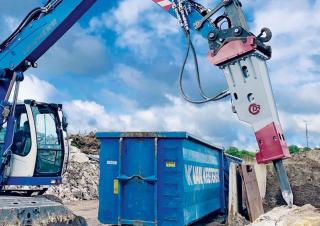 Přídavná zařízení Hydraulická bourací kladiva Demarec DFX-22
