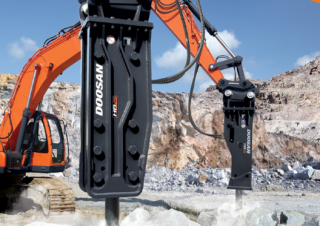 Přídavná zařízení Hydraulická bourací kladiva Doosan HB03