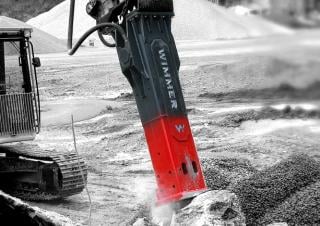 Přídavná zařízení Hydraulická bourací kladiva WIMMER WH02-A