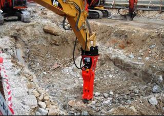 Přídavná zařízení Hydraulická bourací kladiva Promove xP 1500