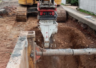 Přídavná zařízení Hydraulické frézy Erkat ER 1500XL