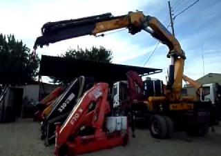 Hydraulické nakládací jeřáby Effer 340.11 3S
