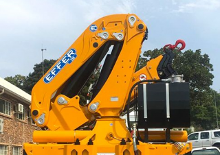 Hydraulické nakládací jeřáby Effer 350 5S