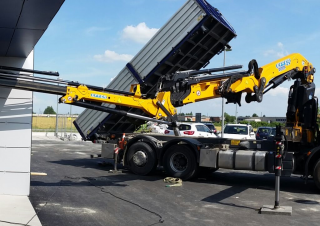 Hydraulické nakládací jeřáby Effer 395 8S 