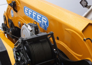 Hydraulické nakládací jeřáby Effer 395 8S 