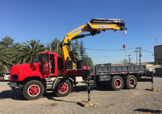 Hydraulické nakládací jeřáby Effer 455 4S