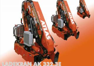 Hydraulické nakládací jeřáby Atlas AK 332.3E A6 