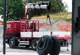 Hydraulické nakládací jeřáby Fassi F 245 A 0.25 e-active